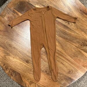 Kyte Baby Brown zippered, 6-12m footie